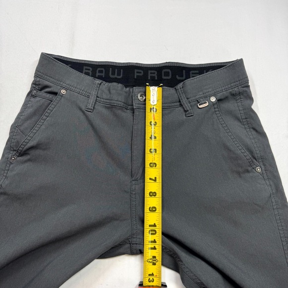 Projek Raw Remi Bungee Fashion Chino Pants Mens Size 32 Gray Rayon Blend - Picture 15 of 16
